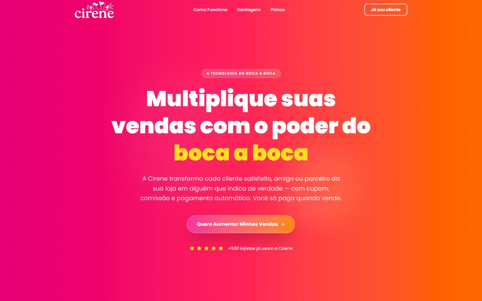 Cirene — affiliate and commission SaaS